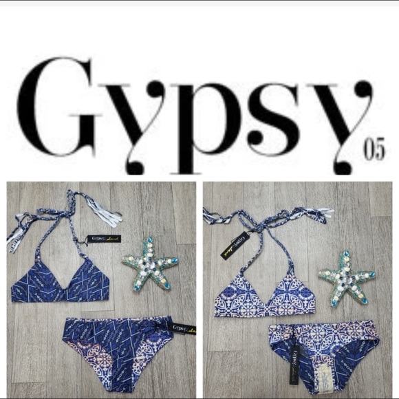 NEW W TAGS- Gypsy ‘05 Reversible Swim Set - Picture 1 of 5
